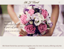 Tablet Screenshot of 8thflower.com